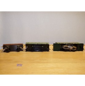 JUCSIE  ???, coffret 1 motrice, 2 wagons, rails et transformateur   BO  