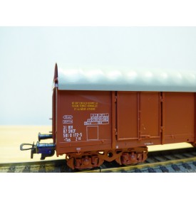 LILIPUT ancien 201 wagon plat chargé de 4 conteneurs ( cadres)  NS  BO