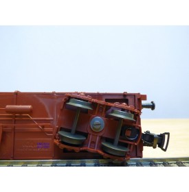 LILIPUT ancien 201 wagon plat chargé de 4 conteneurs ( cadres)  NS  BO
