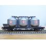 ELECTROTREN  1604,  wagon à 3 silos pour pulvérulents  type Ucs  GRP   FS        BO