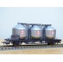 ELECTROTREN  1604,  wagon à 3 silos pour pulvérulents  type Ucs  GRP   FS        BO
