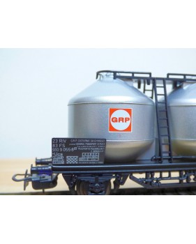 ELECTROTREN  1604,  wagon à 3 silos pour pulvérulents  type Ucs  GRP   FS        BO