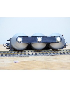 ELECTROTREN  1604,  wagon à 3 silos pour pulvérulents  type Ucs  GRP   FS        BO