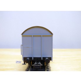 SACHSENMODELLE 78812, wagon couvert publicitaire "Abschied  von der DM " DR  neuf     BO