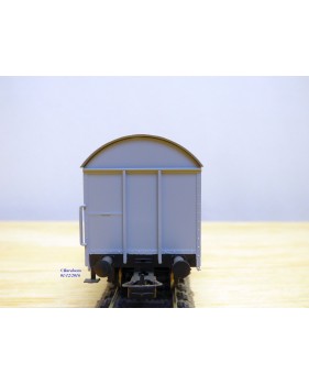 SACHSENMODELLE 78812, wagon couvert publicitaire "Abschied  von der DM " DR  neuf     BO