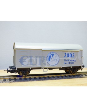 SACHSENMODELLE 78812, wagon couvert publicitaire "Abschied  von der DM " DR  neuf     BO