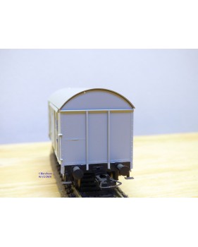 SACHSENMODELLE 78812, wagon couvert publicitaire "Abschied  von der DM " DR  neuf     BO