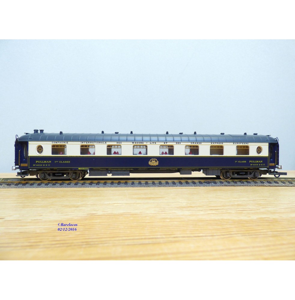 RIVAROSSI  véro 2485, voiture salon Pullman 1 ère classe avec cuisine  N° 4010  DE   CIWL   