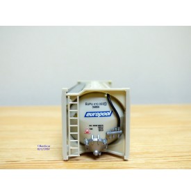 HERPA  076074,  conteneur silo sous pression EUROPOOL  neuf  BO   1/87  HO