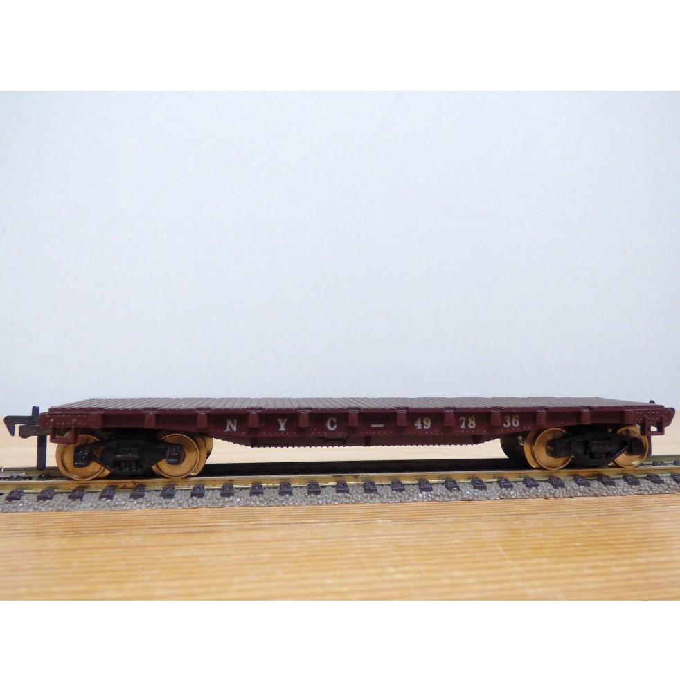 FLEISCHMANN 1425-1b, wagon plat ( flat car ) New York Central   NYC   neuf  BO