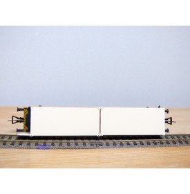 Fleischmann 5232, wagon plat porte conteneurs Lbs 598  BTmms   DB   neuf  BO
