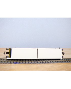 Fleischmann 5232, wagon plat porte conteneurs Lbs 598  BTmms   DB   neuf  BO