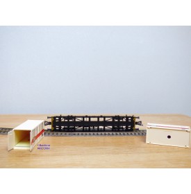 Fleischmann 5234 wagon plat porte conteneurs Lbs 598 World Travel Agency DB BO