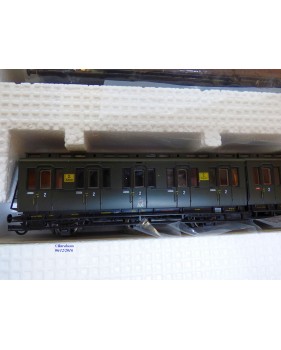 ROCO 43026,  coffret 1 loco et 2 couplages de 2 voitures  Stadtbahn Berlin   KPEV  Epoque I   neuf    BO
