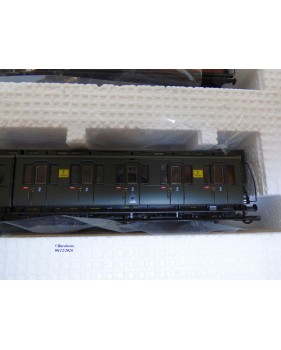 ROCO 43026,  coffret 1 loco et 2 couplages de 2 voitures  Stadtbahn Berlin   KPEV  Epoque I   neuf    BO