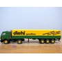 WIKING  51127, tracteur MERCEDES BENZ et  semi remorque bâché DIEHL Spedition  neuf  BO   1/87   HO   