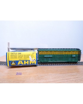 AHM ( Liliput) 5275B, wagon à claire voies pour transport de bétail Chicago and Northwestern   CNW   neuf     BO