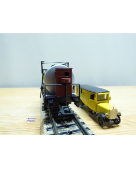 Märklin Museum 1995 84695 / 95702, wagon citerne  à guérite et camion Carl Gentner   K.W.Sts.E.  Neuf   BO