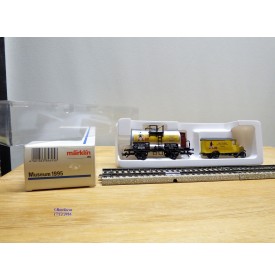 Märklin Museum 1995 84695 / 95702, wagon citerne  à guérite et camion Carl Gentner   K.W.Sts.E.  Neuf   BO