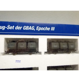 FLEISCHMANN  485101, coffret  train de charbon  Kohlewagenzug   GBAG    neuf    BO