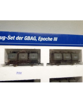 FLEISCHMANN  485101, coffret  train de charbon  Kohlewagenzug   GBAG    neuf    BO