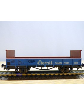 LILIPUT 237 10, wagon plat type Klm  chargé de tuyaux ETERNIT  ÖBB   neuf  BO
