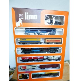 Lima ???? , coffret    CC 72002, 8 wagons et 2 camions   SNCF    BO