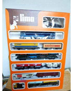 Lima ???? , coffret    CC 72002, 8 wagons et 2 camions   SNCF    BO