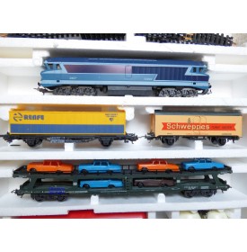 Lima ???? , coffret    CC 72002, 8 wagons et 2 camions   SNCF    BO