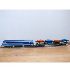 Lima ???? , coffret    CC 72002, 8 wagons et 2 camions   SNCF    BO