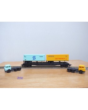 Lima ???? , coffret    CC 72002, 8 wagons et 2 camions   SNCF    BO