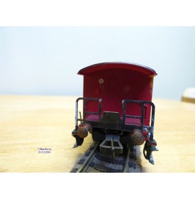 FLEISCHMANN 1417 AR,  voiture à plate forme d'extrémité 2 Kl. marron   BO