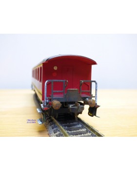 FLEISCHMANN 1417 AR,  voiture à plate forme d'extrémité 2 Kl. marron   BO