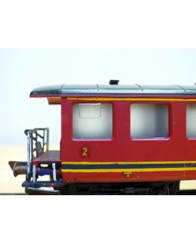 FLEISCHMANN 1417 AR,  voiture à plate forme d'extrémité 2 Kl. marron   BO