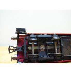 FLEISCHMANN 1417 AR,  voiture à plate forme d'extrémité 2 Kl. marron   BO