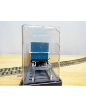 RÖWA 2304 wagon plat chargé de 2 conteneurs LESAGE  DB BO 
