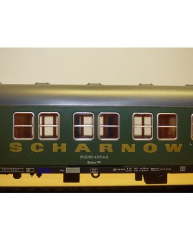 TRIX Express International ( Röwa ) 3367 . 2,  voiturecouchettes 2 Kl. SCHARNOW   DB   BO