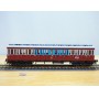 LILIPUT ancien 201 wagon plat chargé de 4 conteneurs ( cadres)  NS  BO