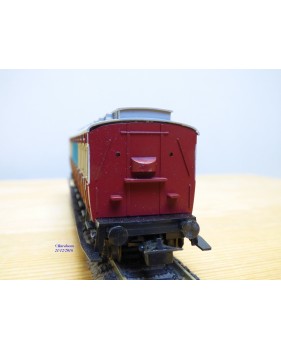 LILIPUT ancien 201 wagon plat chargé de 4 conteneurs ( cadres)  NS  BO