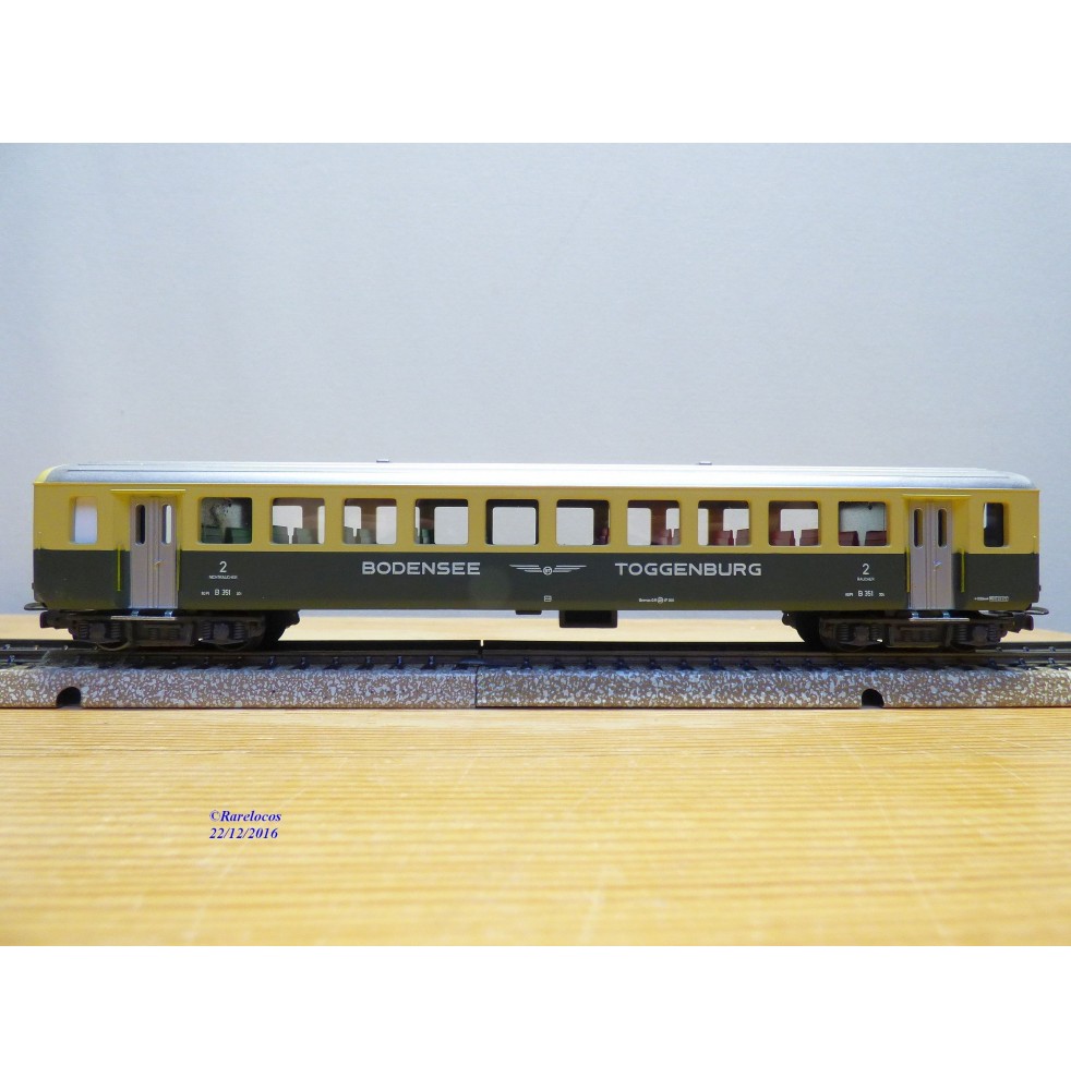 HAG   425.04 ,  voiture unifiée  B  2 Kl. BT N°:B 351    neuf  BO