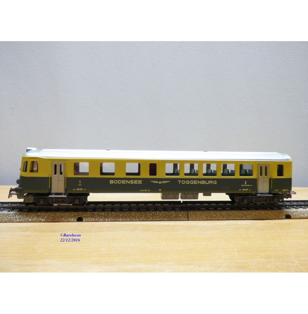 HAG   435 . 02 ,  voiture pilote unifiée  ABt  1/2 Kl. N°: ABt 153  BT   neuf    BO
