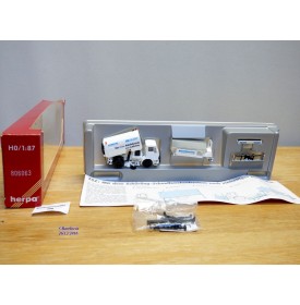 HERPA  806063,  camion d' entretien de voirie et accessoires    " SCHÖRLING "   Neuf   BO   1/87