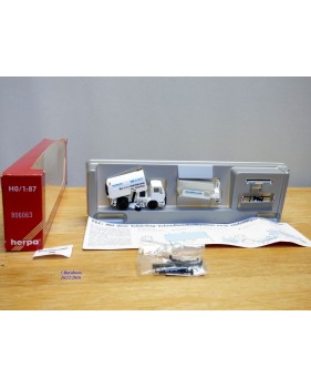 HERPA  806063,  camion d' entretien de voirie et accessoires    " SCHÖRLING "   Neuf   BO   1/87