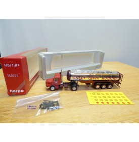 HERPA  140539,  camion et semi remorque SCANIA  ELLMÜHLE   Neuf   BO  1/87