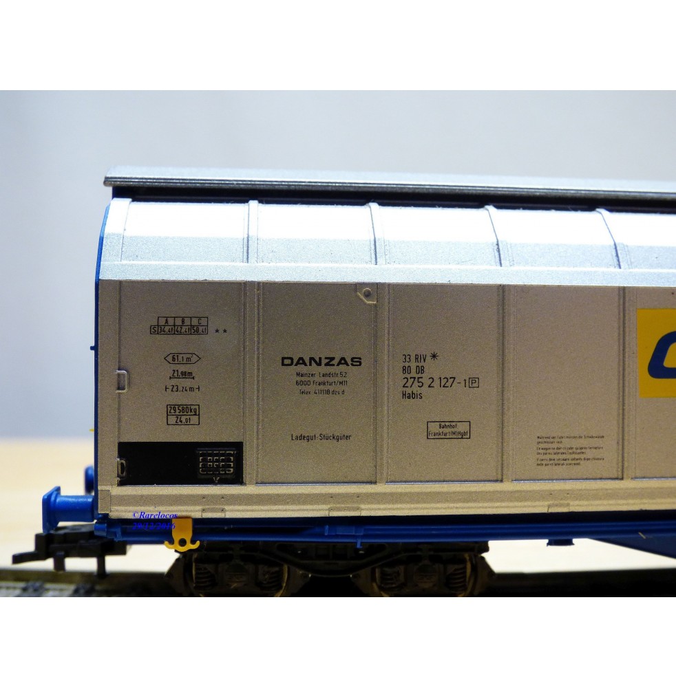 Wagon Jouef Champagnole 673900 – HO 1/87 – à Parois Coulissantes OPEL – Occasion