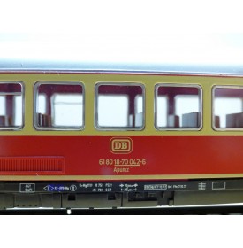 Märklin 4032 voiture grandes lignes A4ümg à feux de fin de convoi 1 Kl. DB BO