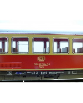 Märklin 4032 voiture grandes lignes A4ümg à feux de fin de convoi 1 Kl. DB BO