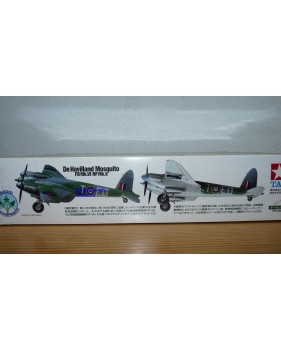 TAMIYA   60747  DE  HAVILAND Mosquito FB Mk.VI  NF Mk.II Neuf  BO 1/72
