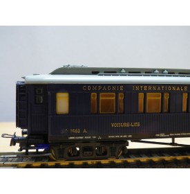 LILIPUT  266 00, voiture lits en teck N° 1660 A  CIWL BO