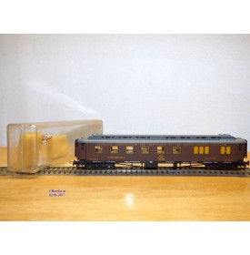 LILIPUT  266 00, voiture lits en teck N° 1660 A  CIWL BO